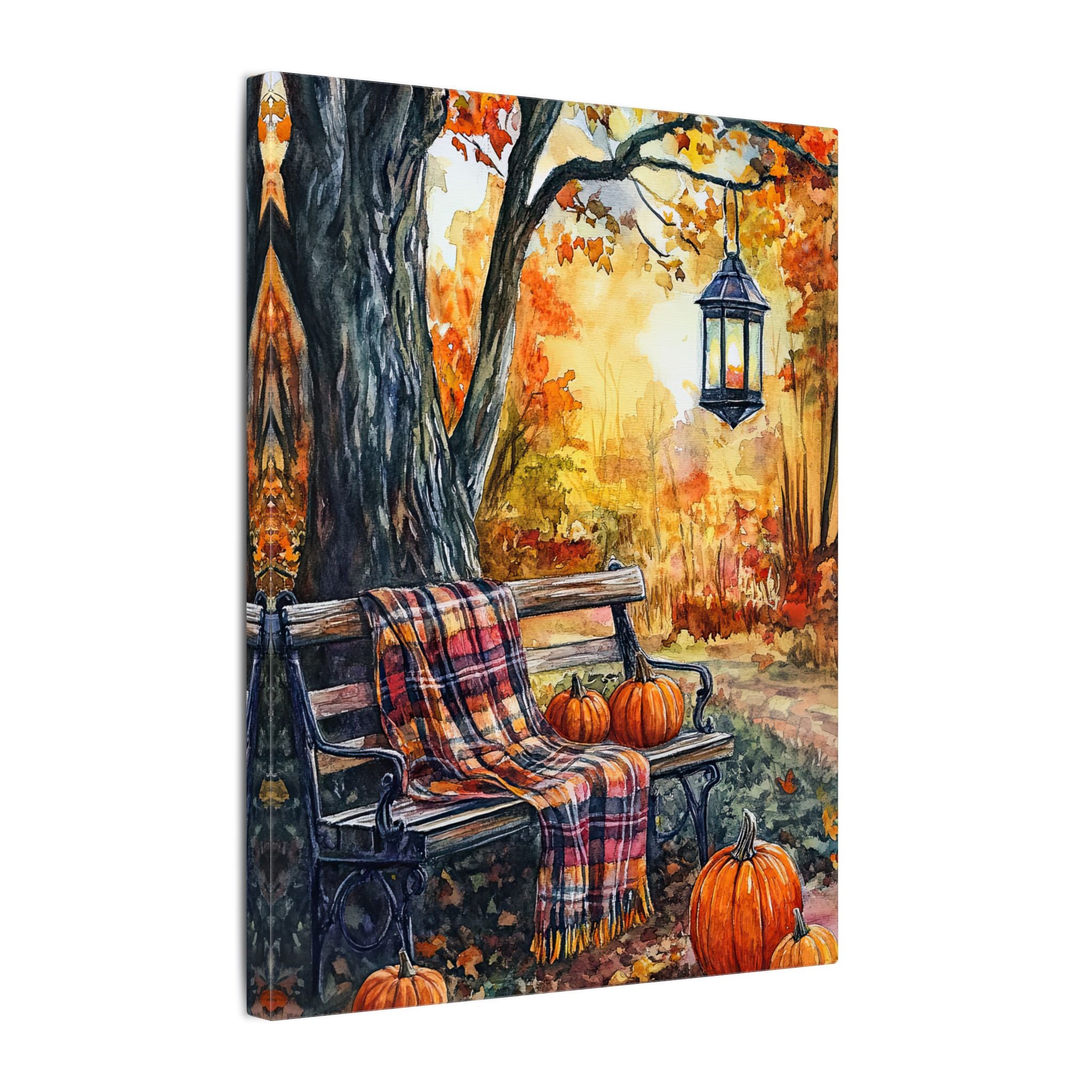 .75" Matte Canvas - Golden Pause in Fall