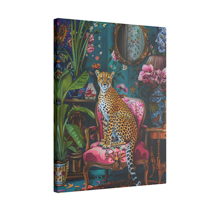 .75" Matte Canvas - Regal Cheetah Reverie