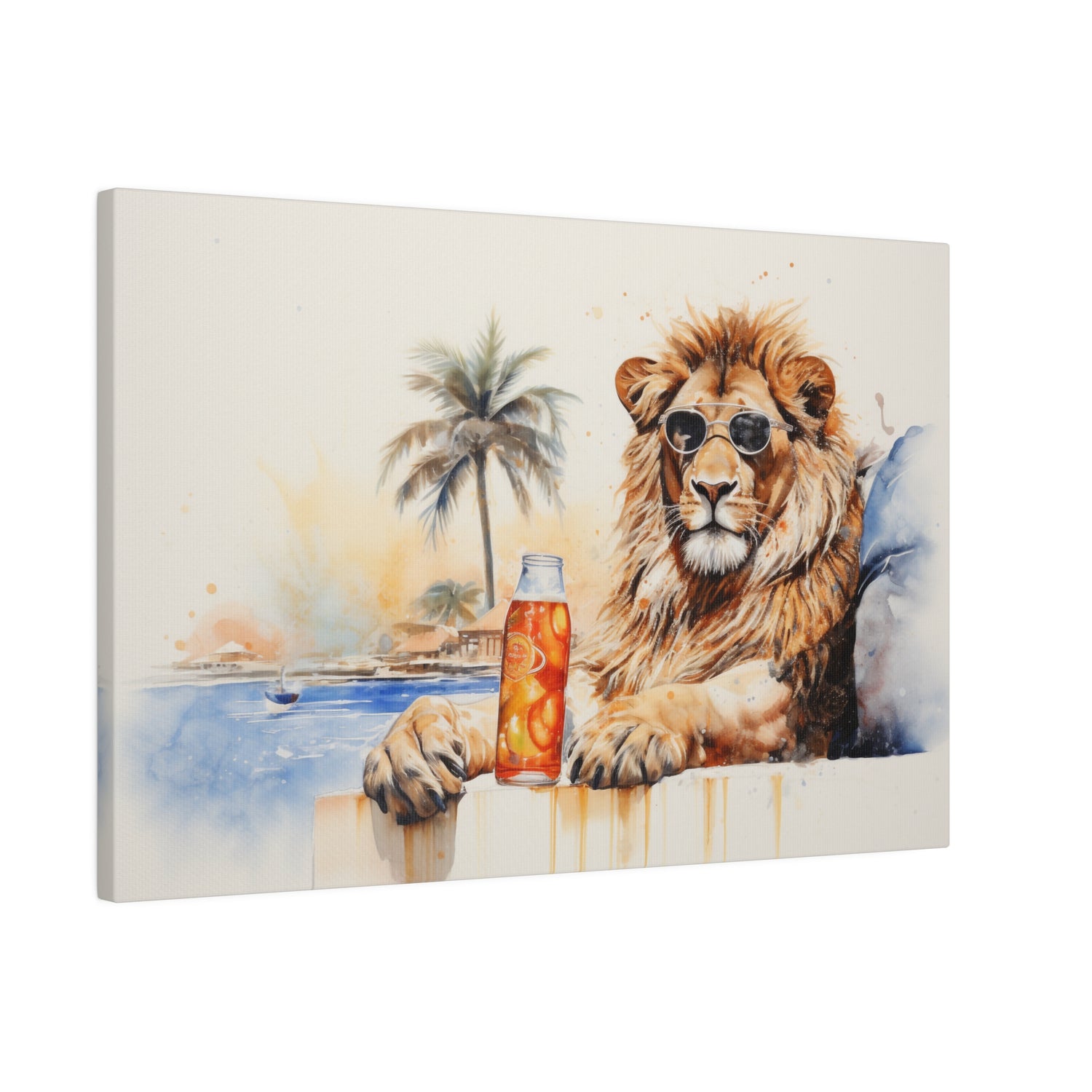 .75&quot; Matte Canvas -  Beach King&