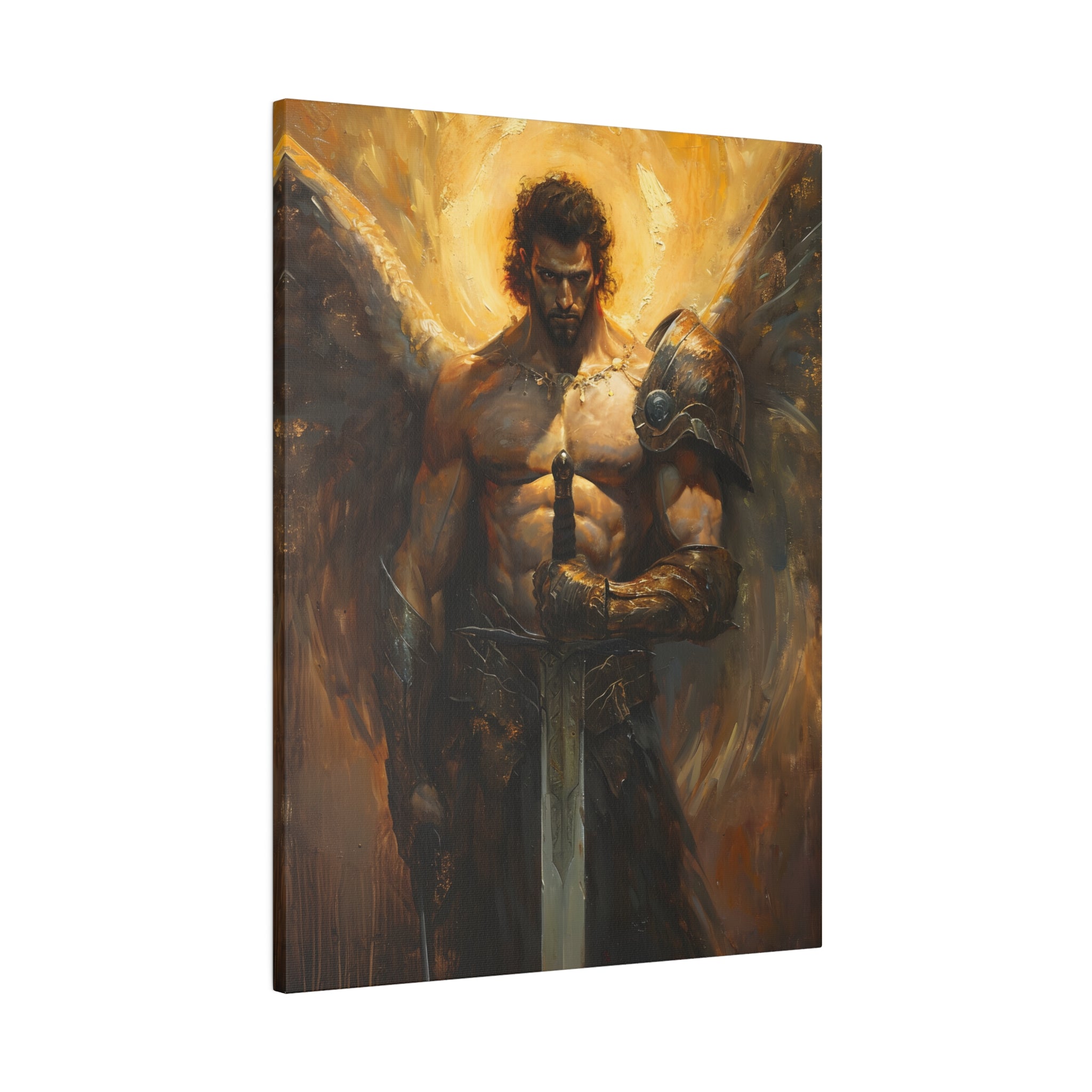 .75&quot; Matte Canvas - Celestial Warrior&