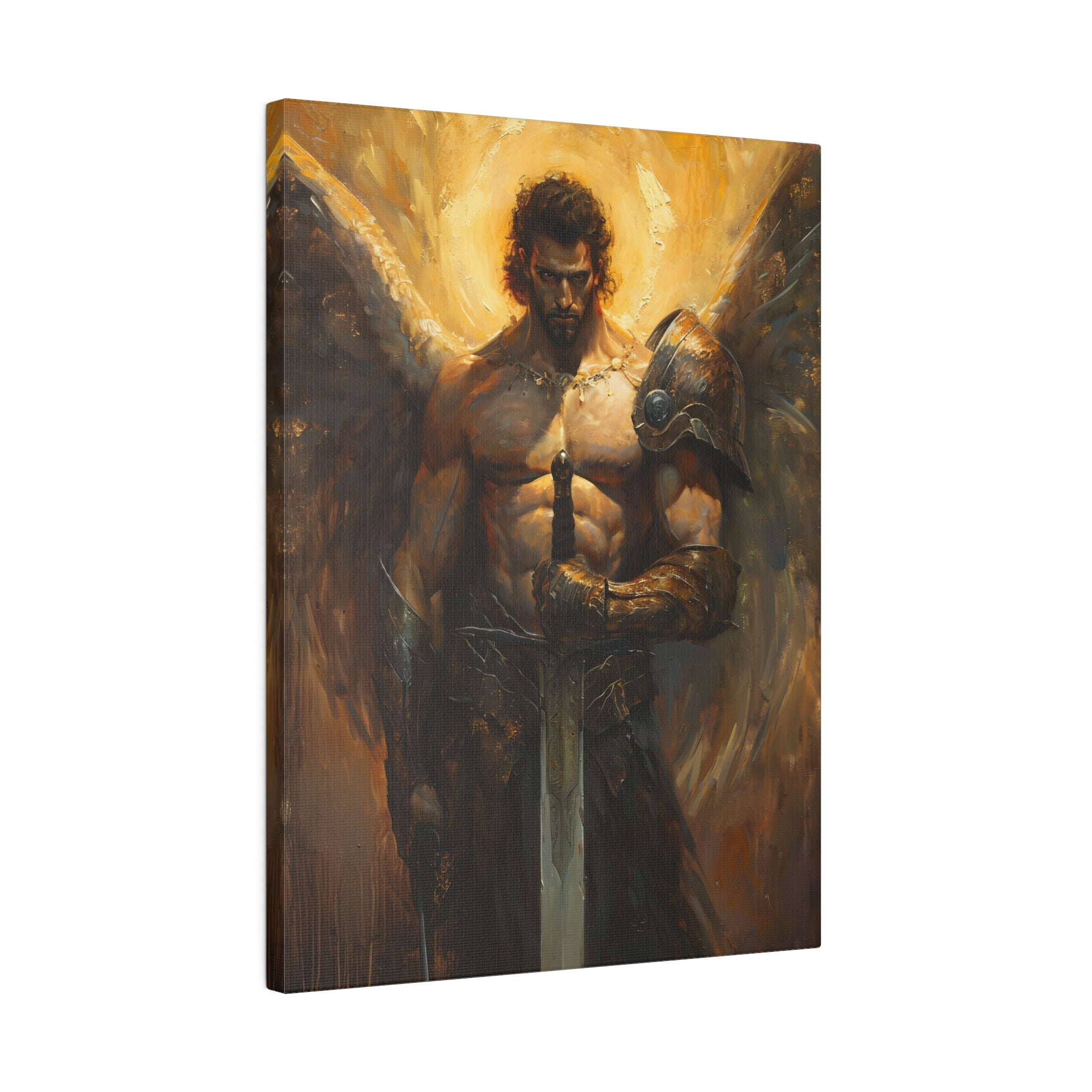 .75&quot; Matte Canvas - Celestial Warrior&