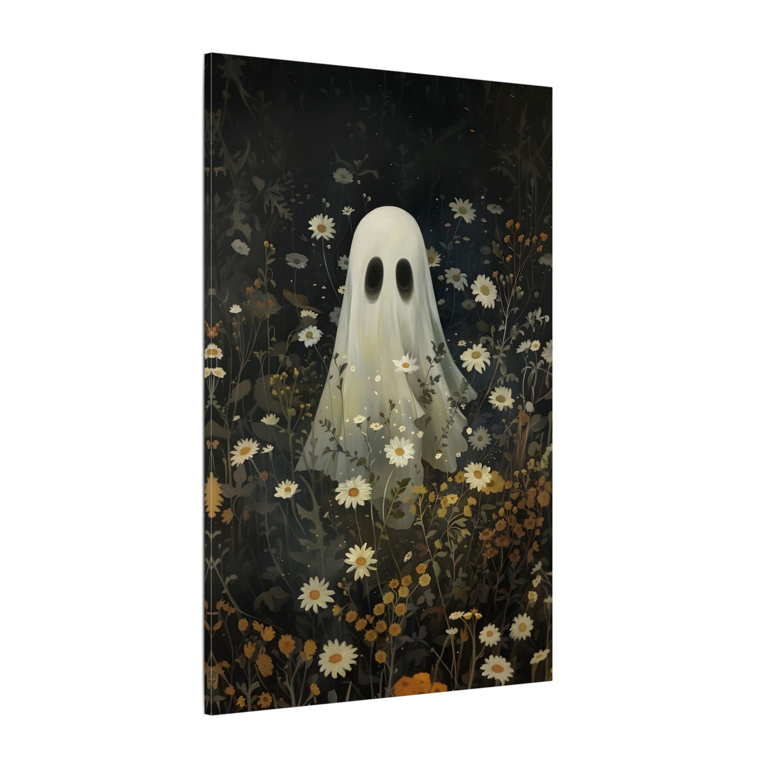 .75" Matte Canvas - Daisy Meadow Ghost