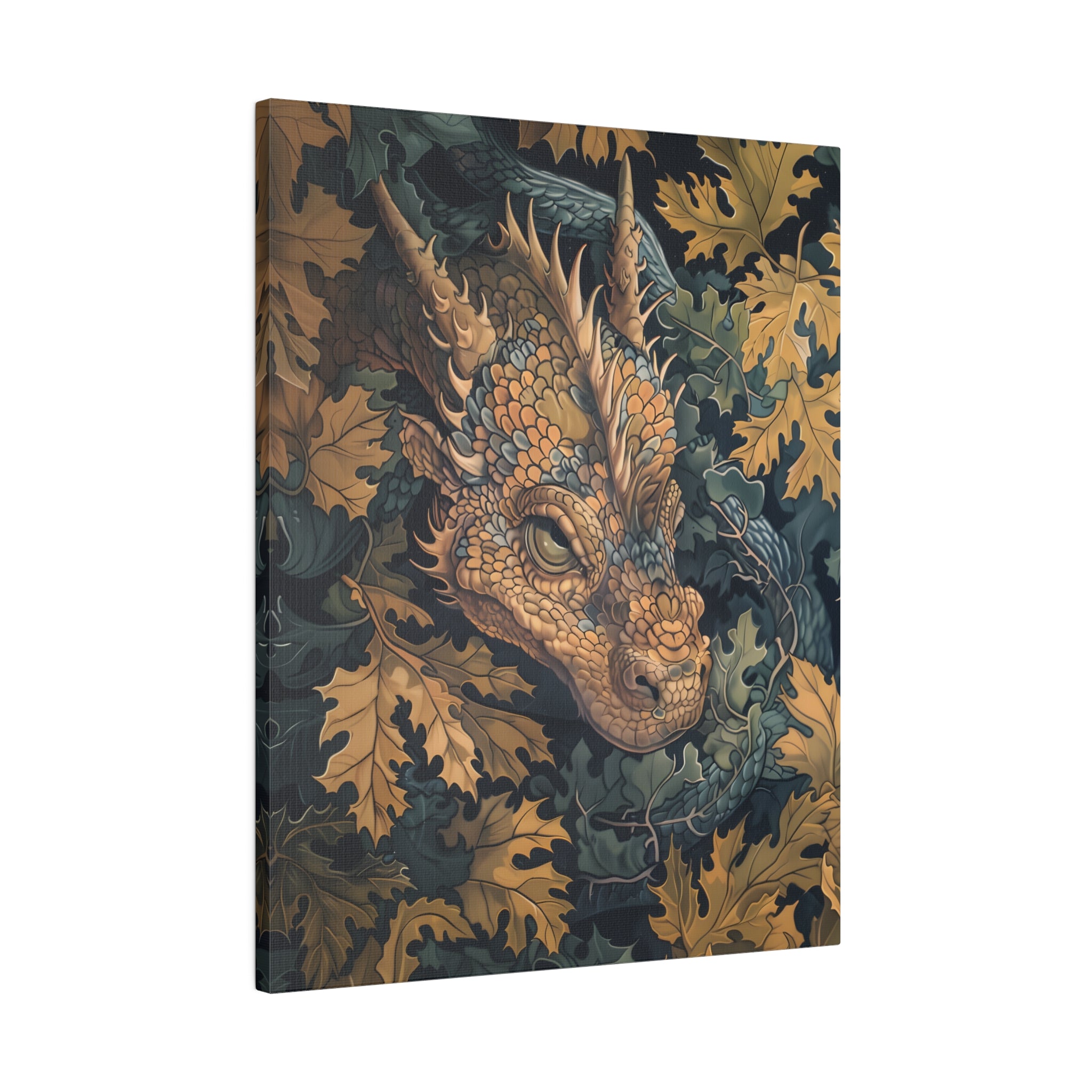 .75&quot; Matte Canvas - Enchanted Forest Dragon