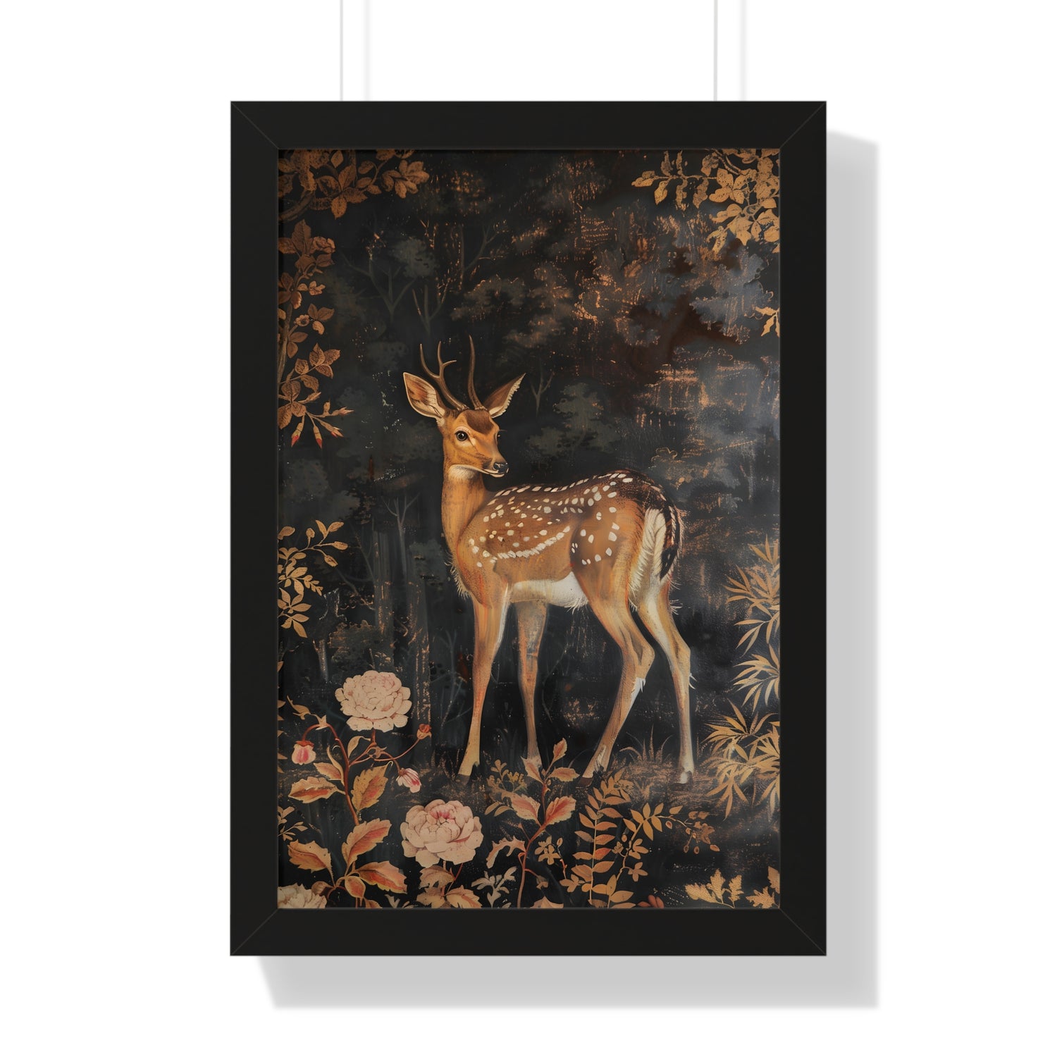 Framed Paper Print - Enchanted Forest Doe