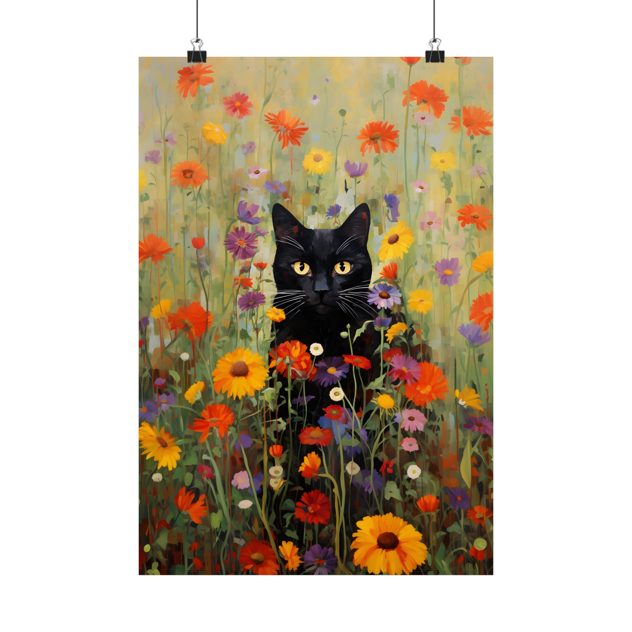 Feline Floral Fantasia