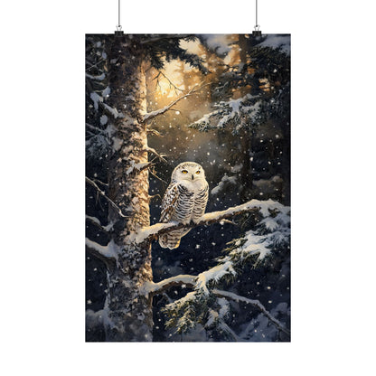 Silent Gaze Snow Owl