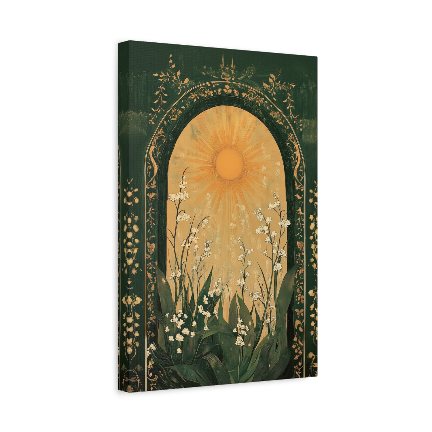 1.25" Matte Canvas - Lily of the Valley Archway