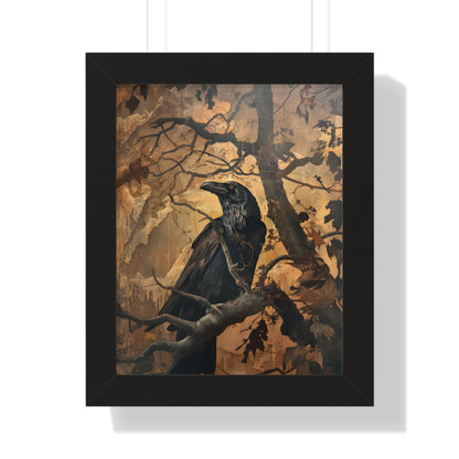 Framed Paper Print - Majestic Raven&