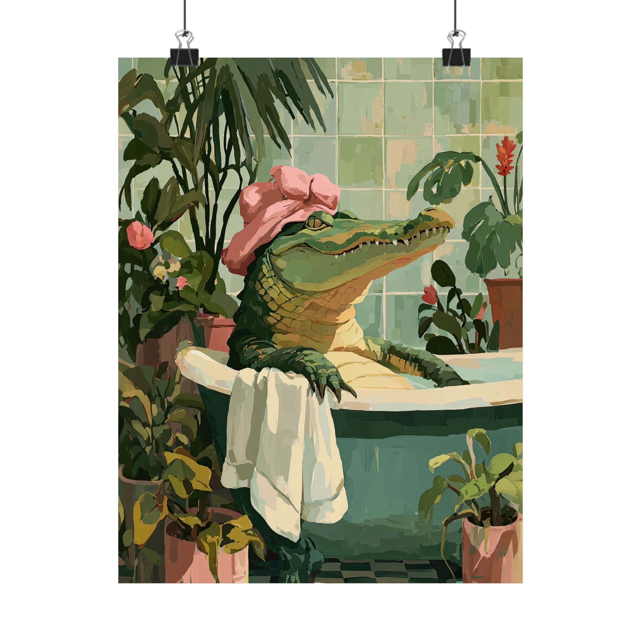Bathtub Alligator Spa Day