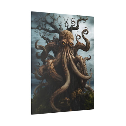 .75&quot; Matte Canvas - Cthulhu&