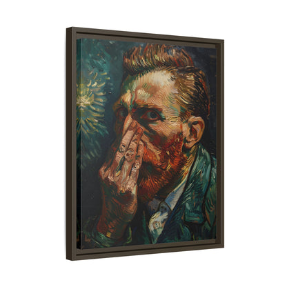 Framed Canvas - Van Gogh Stinky Glare