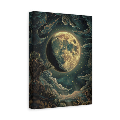 1.25" Matte Canvas - Waxing Gibbous Dreamscape