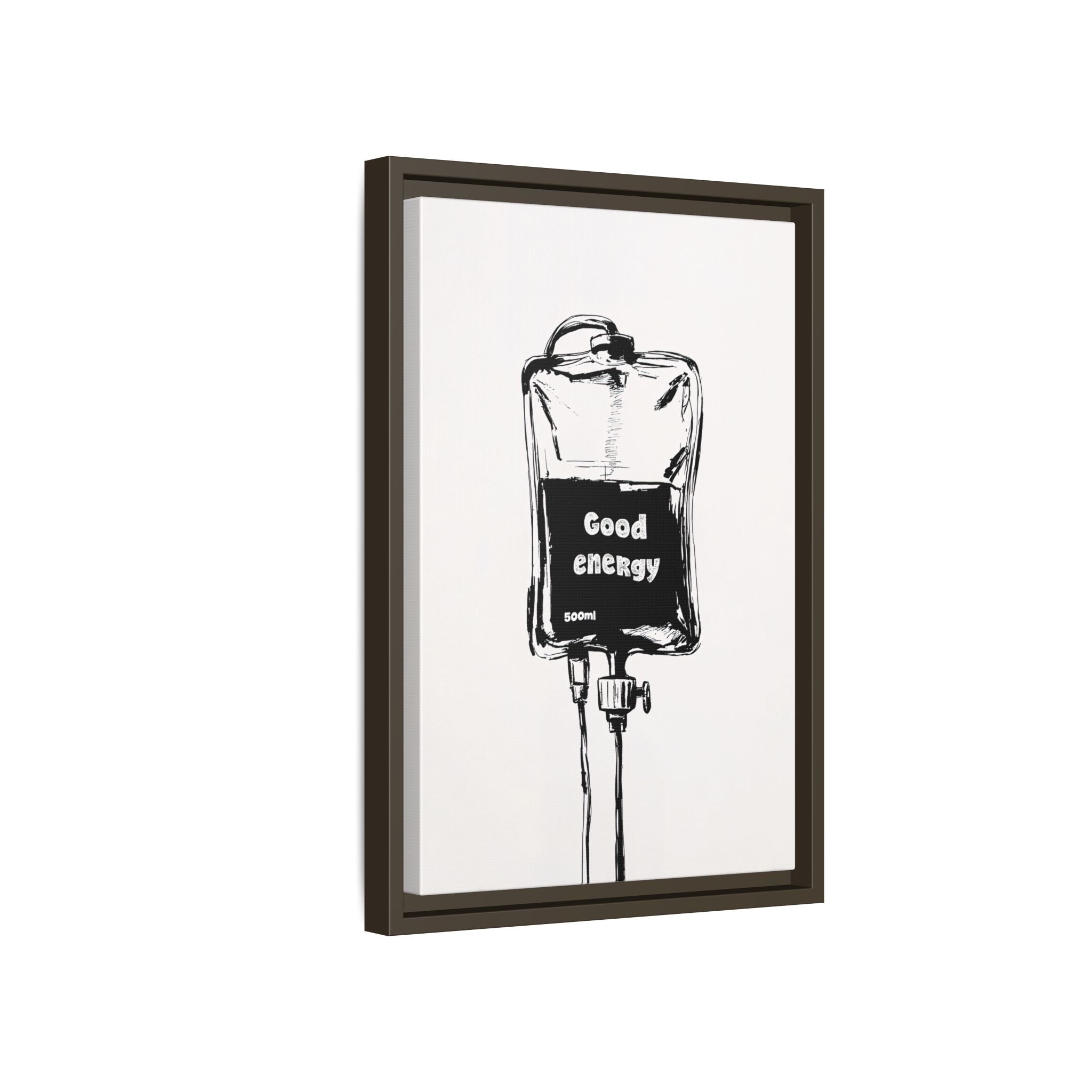 Framed Canvas - Good Energy IV Bag