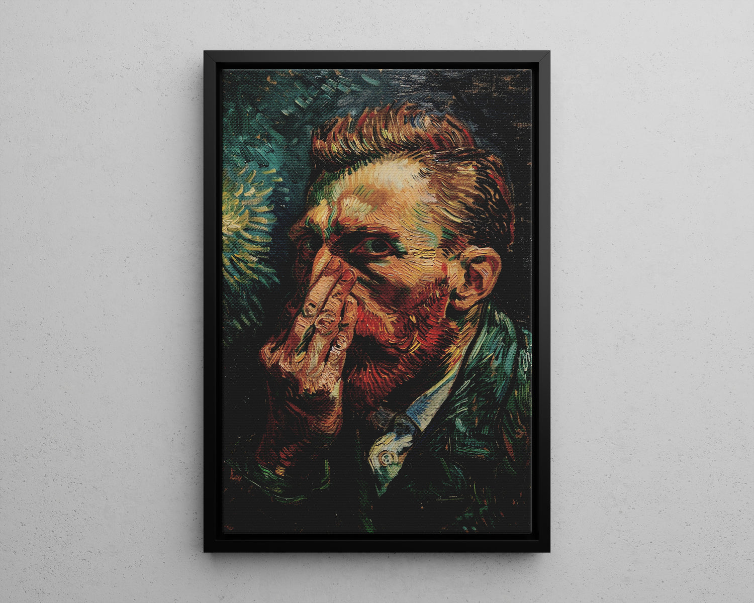 Framed Canvas - Van Gogh Stinky Glare