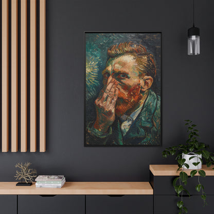 Framed Canvas - Van Gogh Stinky Glare