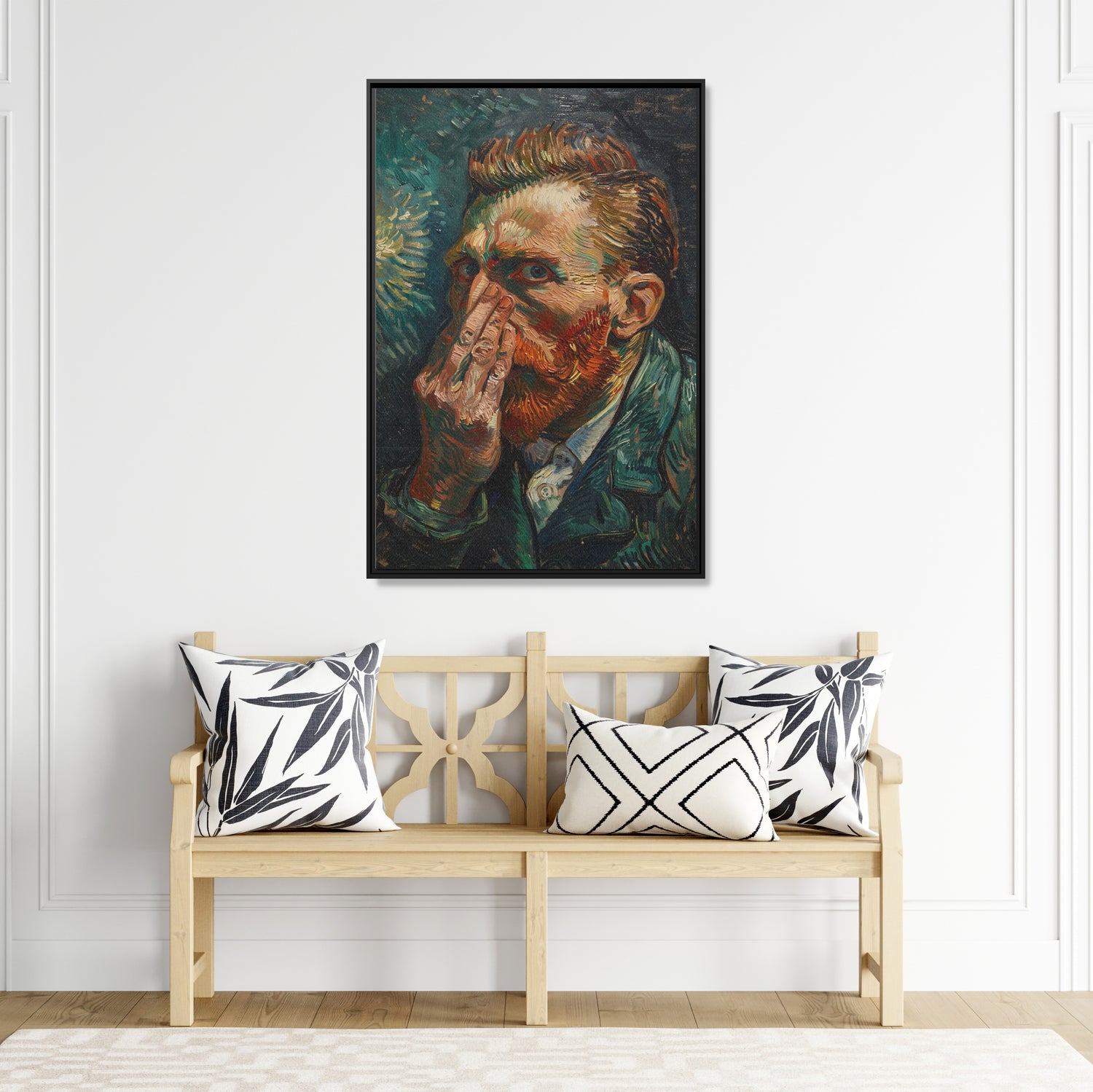 Framed Canvas - Van Gogh Stinky Glare
