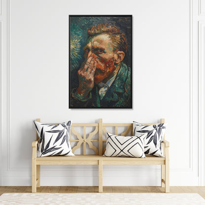 Framed Canvas - Van Gogh Stinky Glare