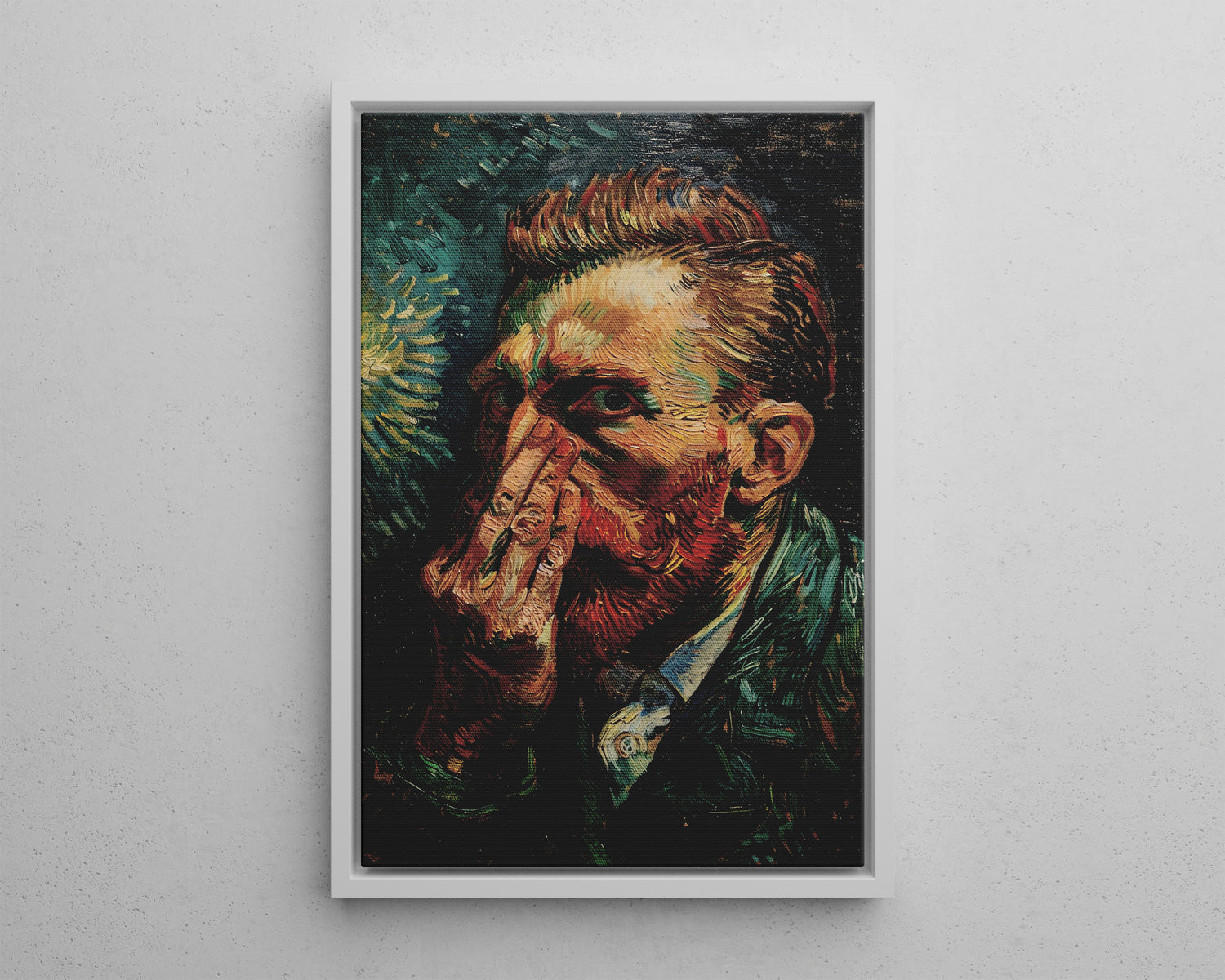 Framed Canvas - Van Gogh Stinky Glare