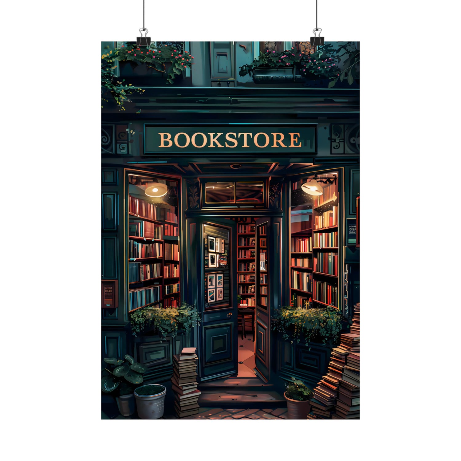 Midnight Bookstore Glow