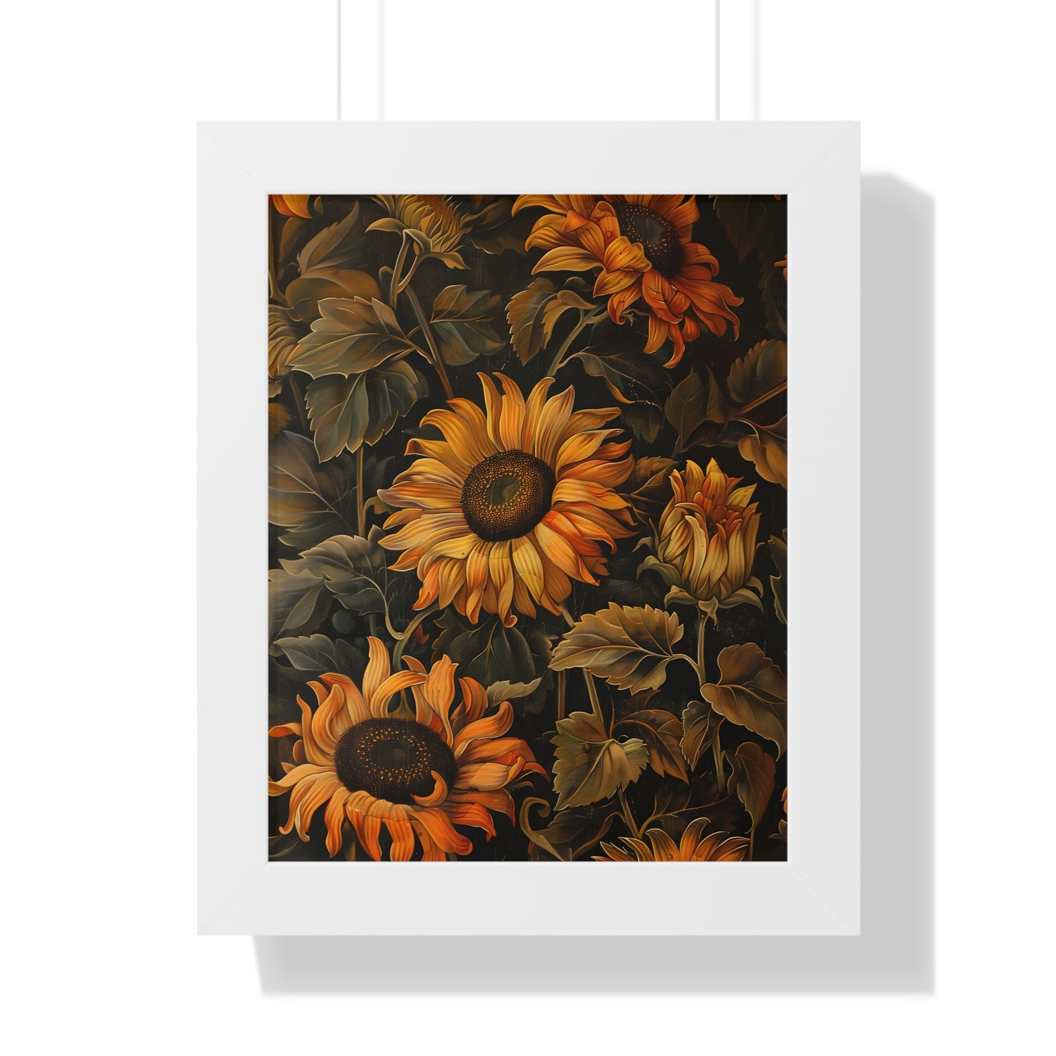 Framed Paper Print - Sunflower Glow