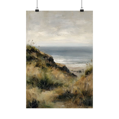 Misty Coastal Seascape