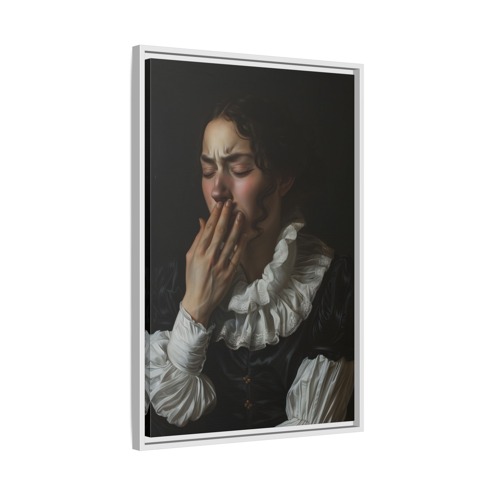 Framed Canvas - Oh No, It Hit Me