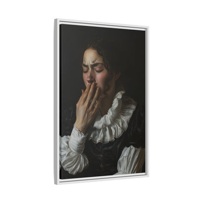 Framed Canvas - Oh No, It Hit Me