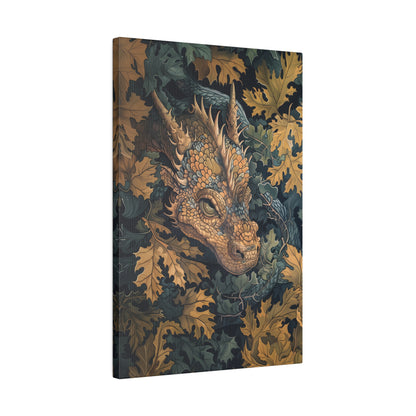 .75&quot; Matte Canvas - Enchanted Forest Dragon