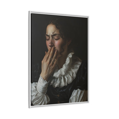 Framed Canvas - Oh No, It Hit Me