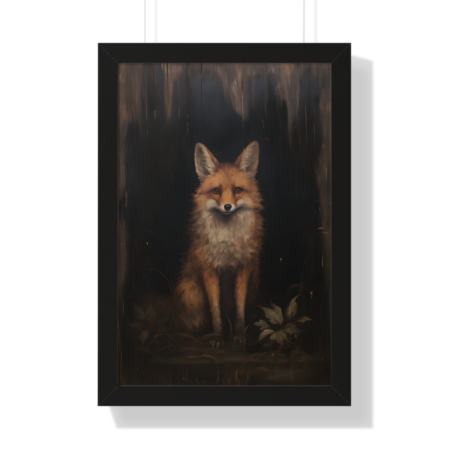 Framed Paper Print - Mystical Fox Gaze