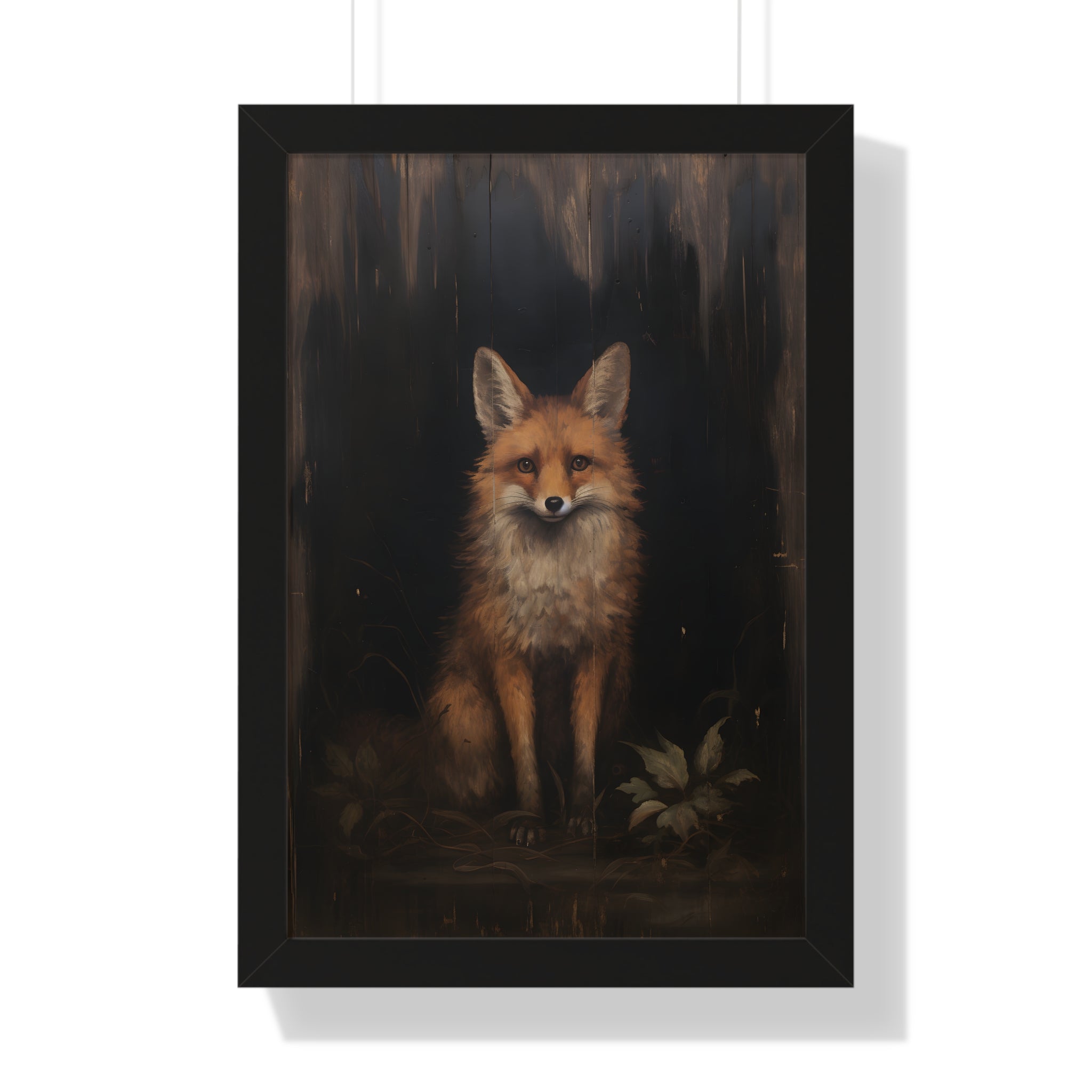 Framed Paper Print - Mystical Fox Gaze