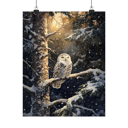 Silent Gaze Snow Owl