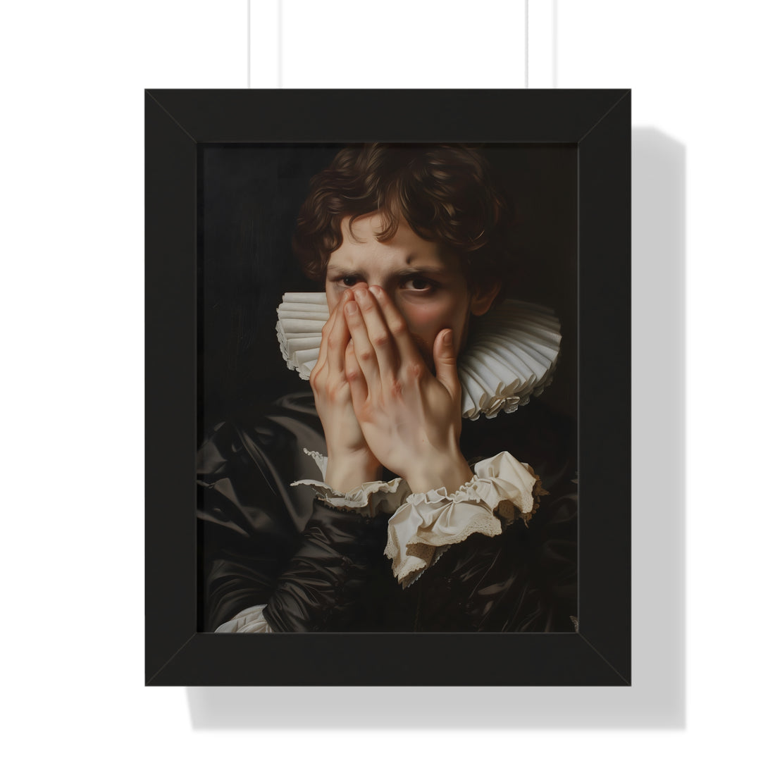 Framed Paper Print - The Foul Flush Reaction