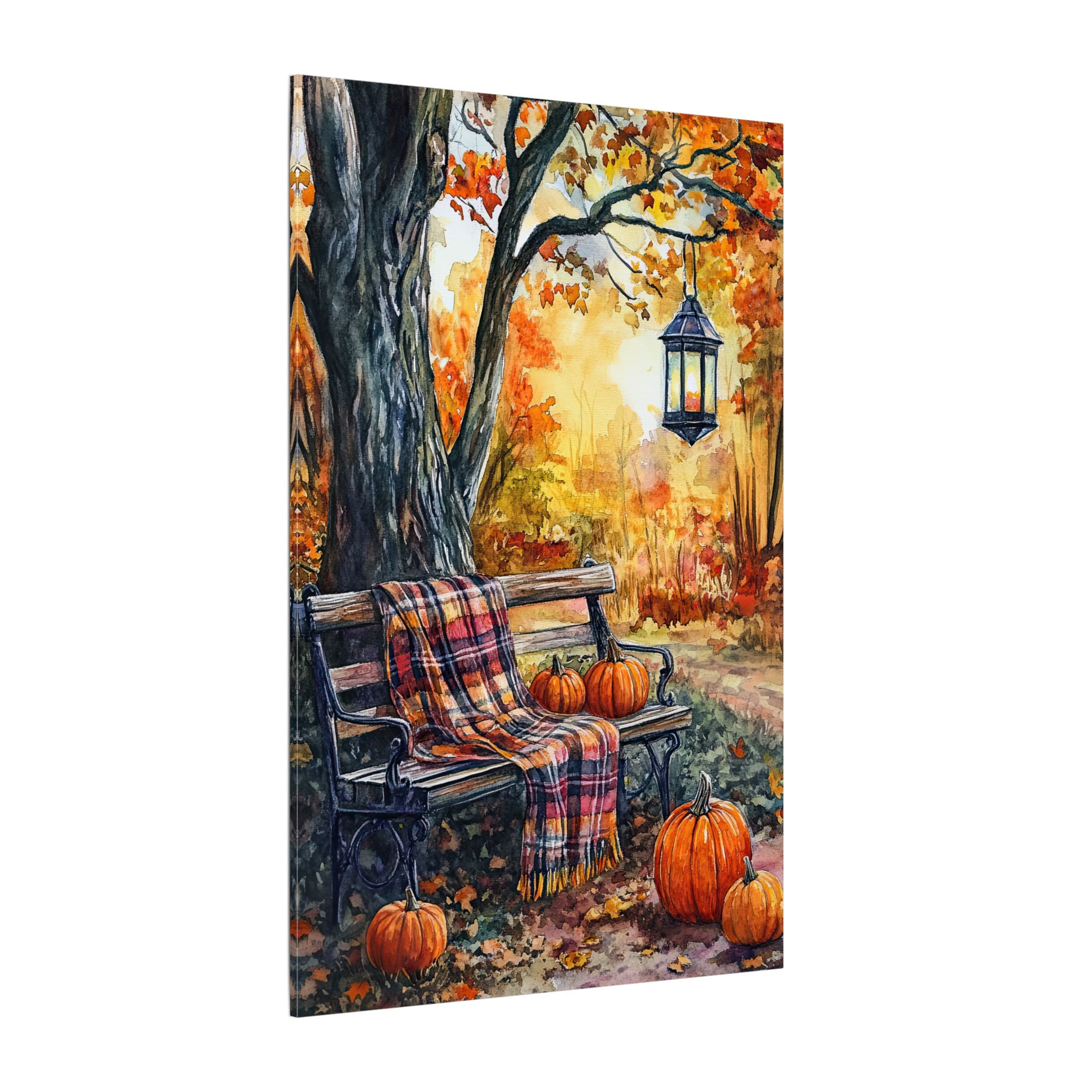 .75" Matte Canvas - Golden Pause in Fall