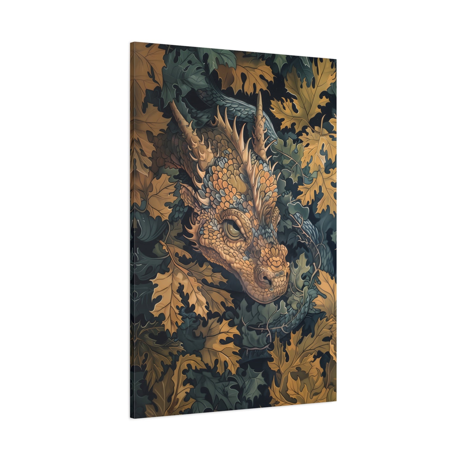 1.25" Matte Canvas - Enchanted Forest Dragon