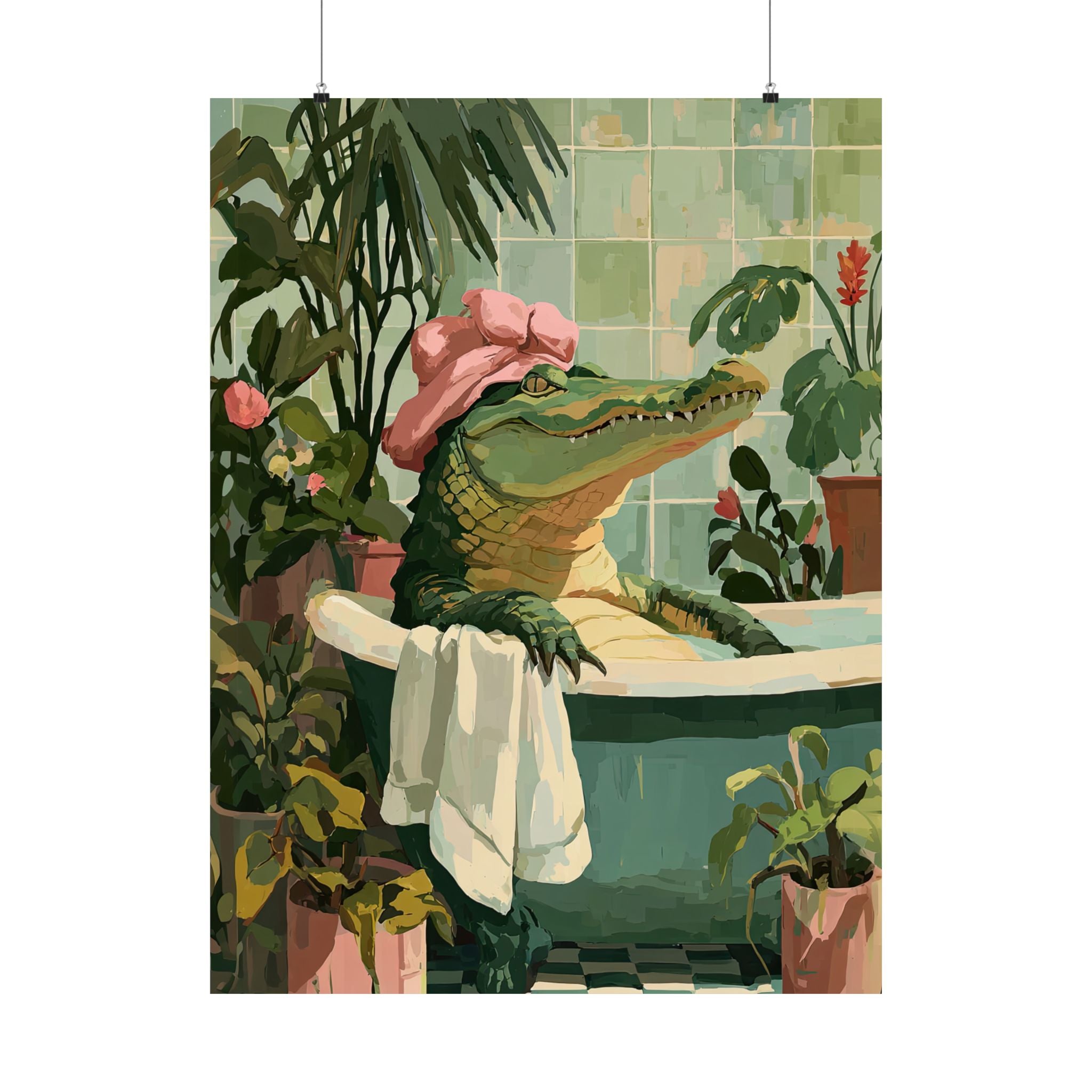 Bathtub Alligator Spa Day