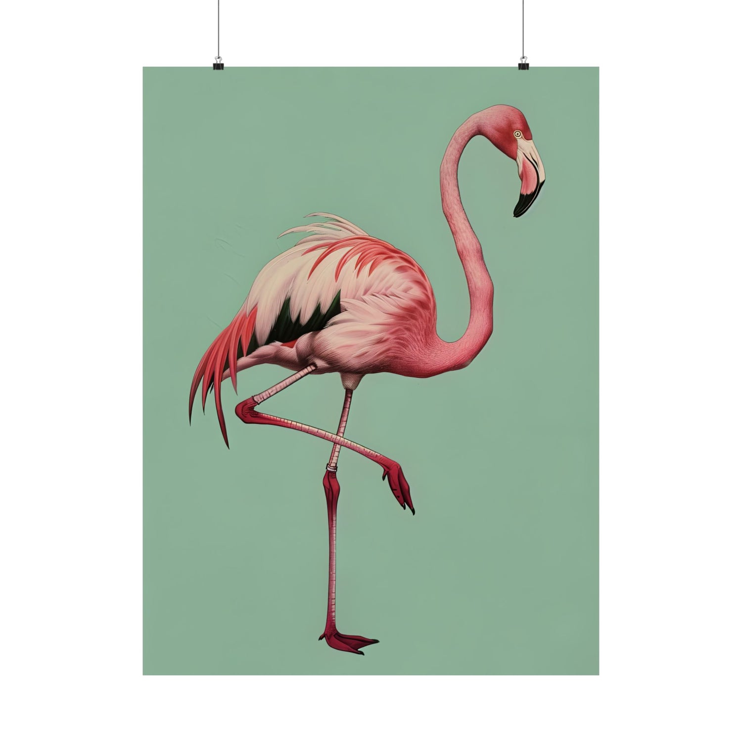 Pink Flamingo Tropical
