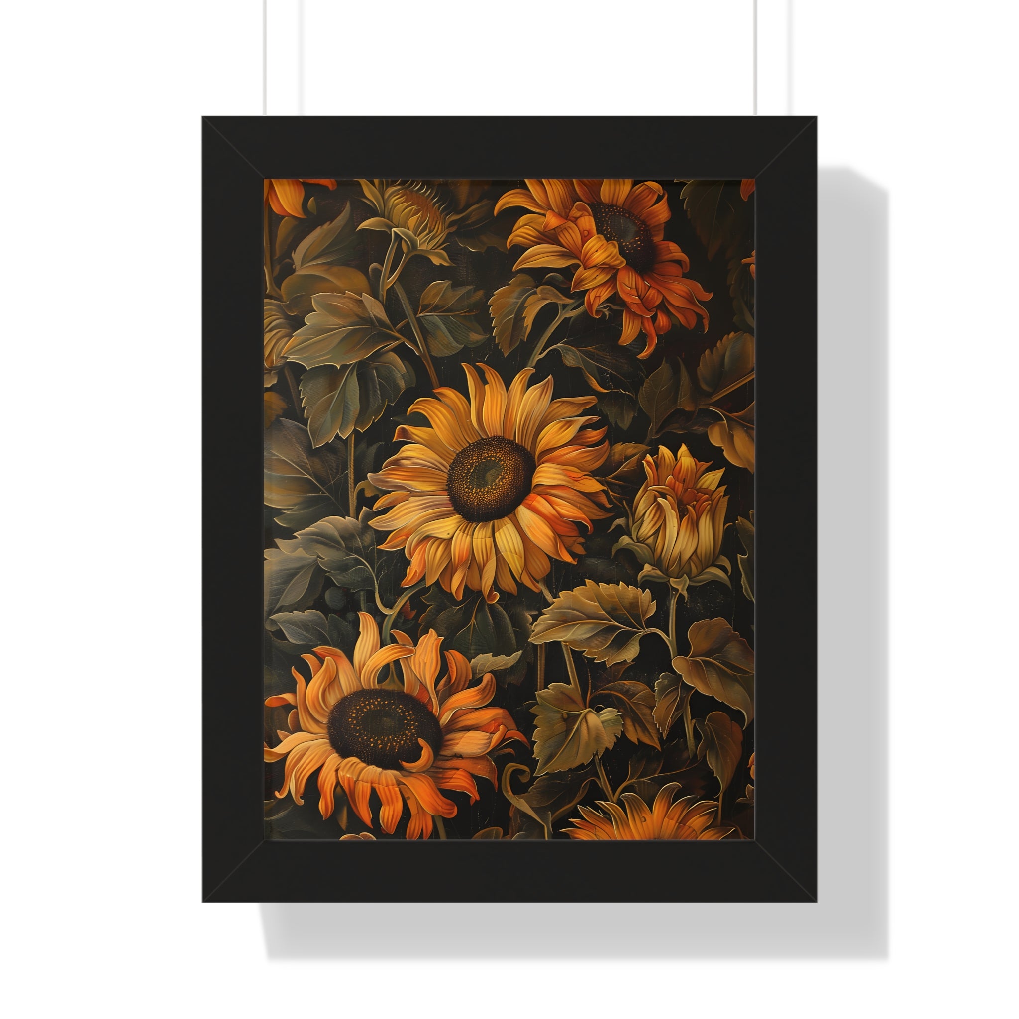 Framed Paper Print - Sunflower Glow