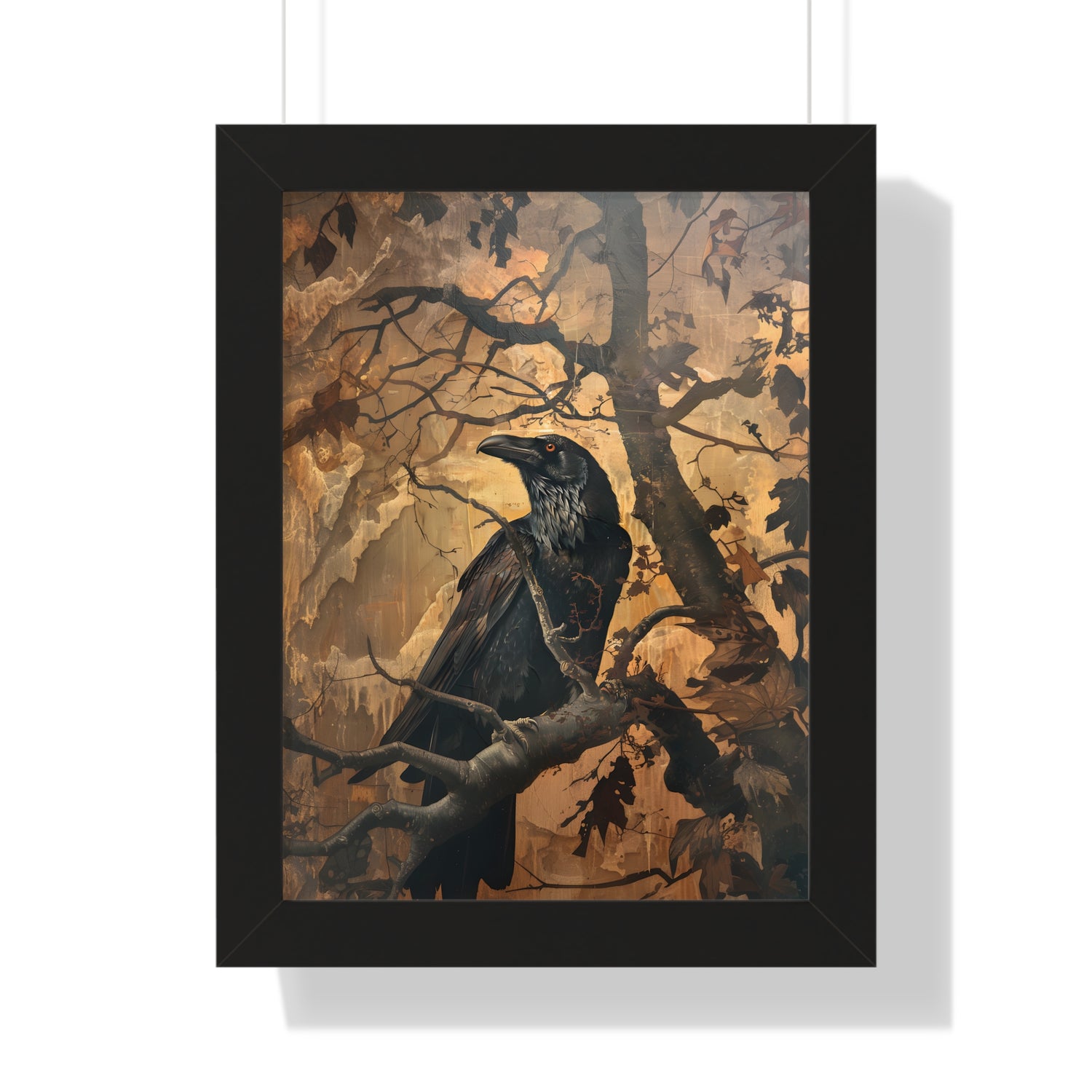 Framed Paper Print - Majestic Raven&