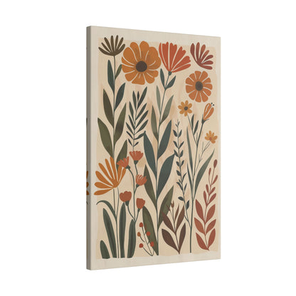 .75" Matte Canvas - Golden Meadow Boho Blooms