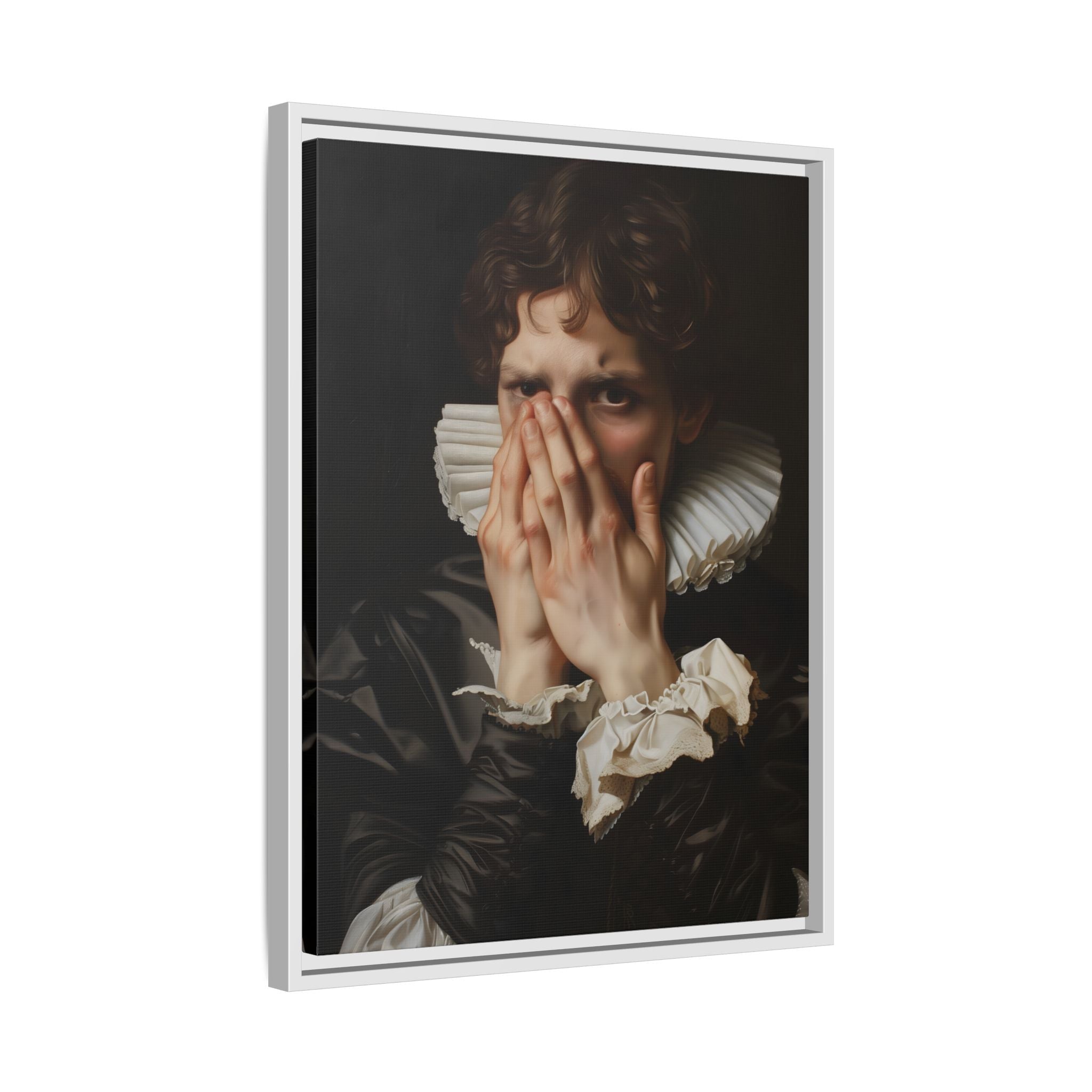 Framed Canvas - The Foul Flush Reaction