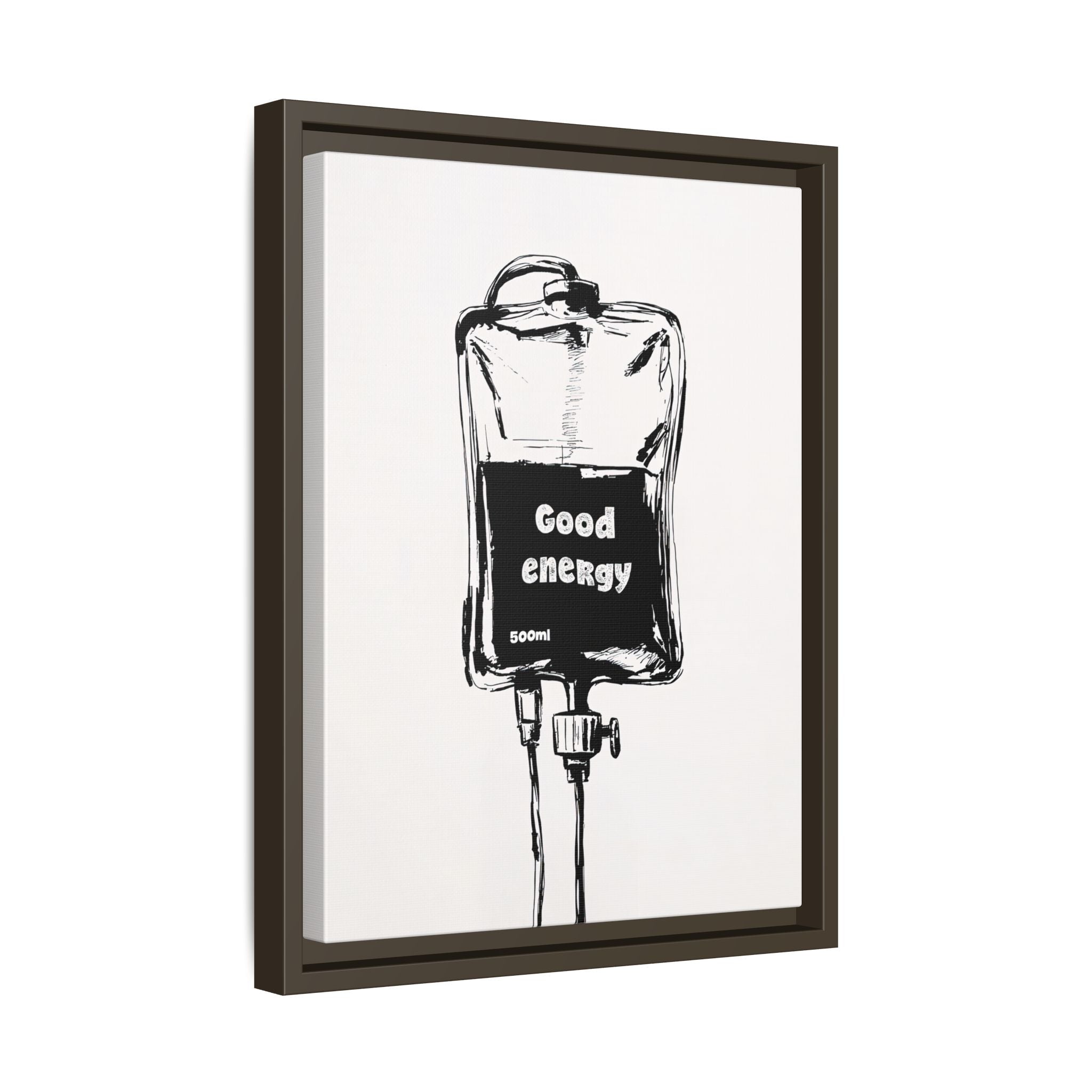 Framed Canvas - Good Energy IV Bag