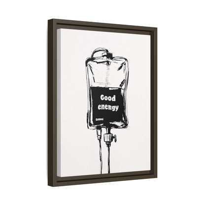 Framed Canvas - Good Energy IV Bag