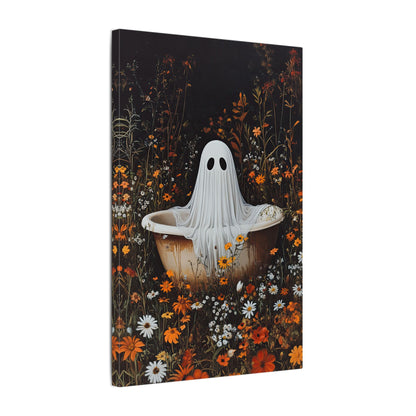 .75" Matte Canvas - Wildflower Bathtub Ghost