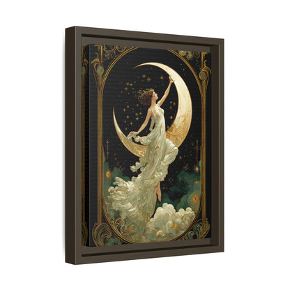 Framed Canvas - Moon Goddess Ascending