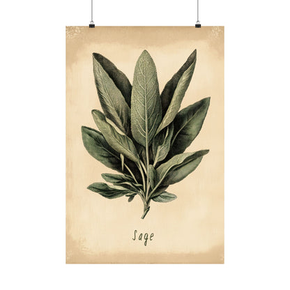 Botanical Sage Study