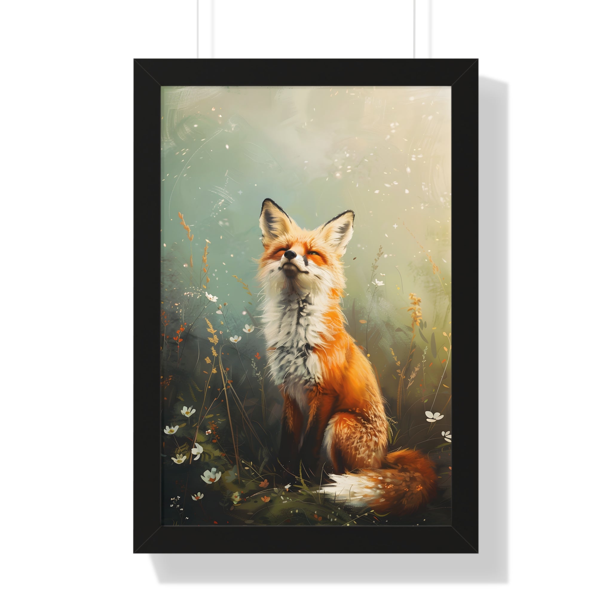 Framed Paper Print - Woodland Fox&