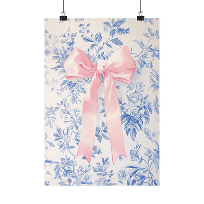 Pink Bow Floralscape