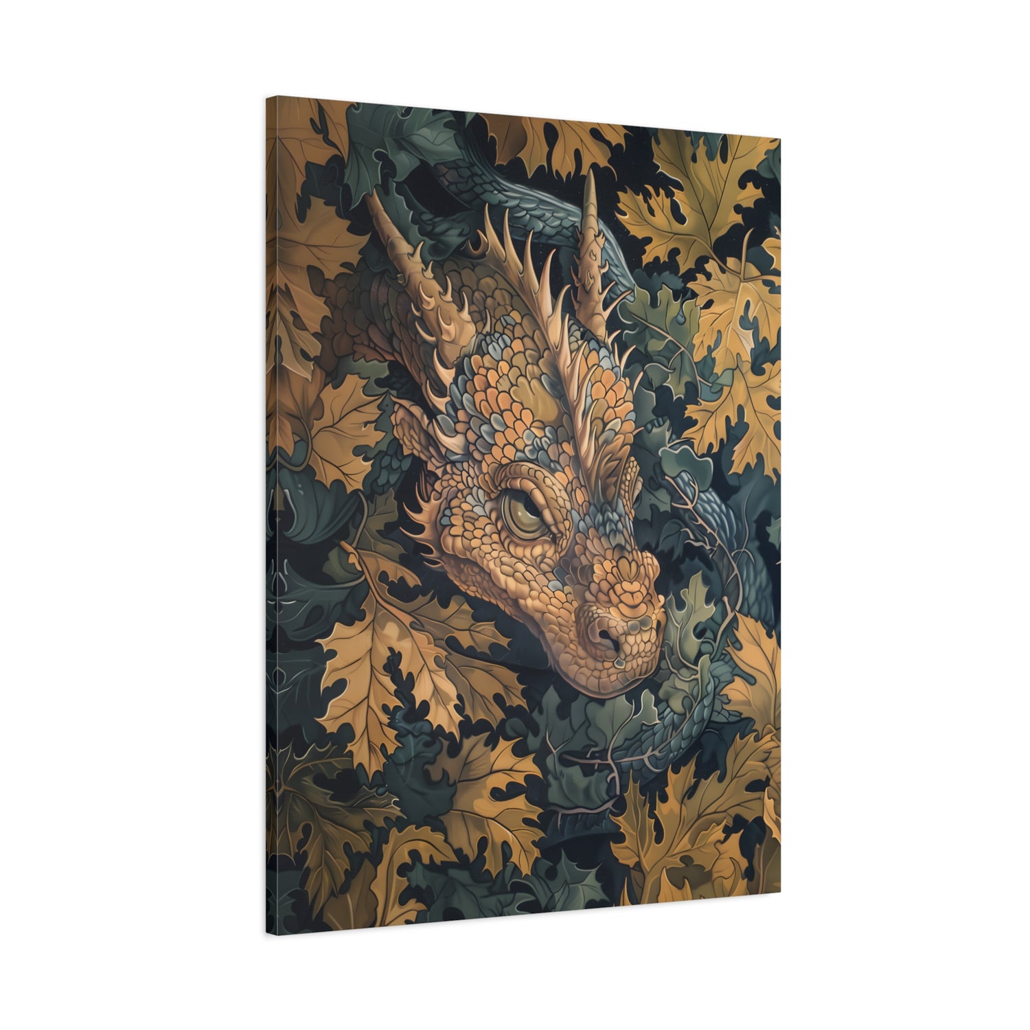 1.25" Matte Canvas - Enchanted Forest Dragon