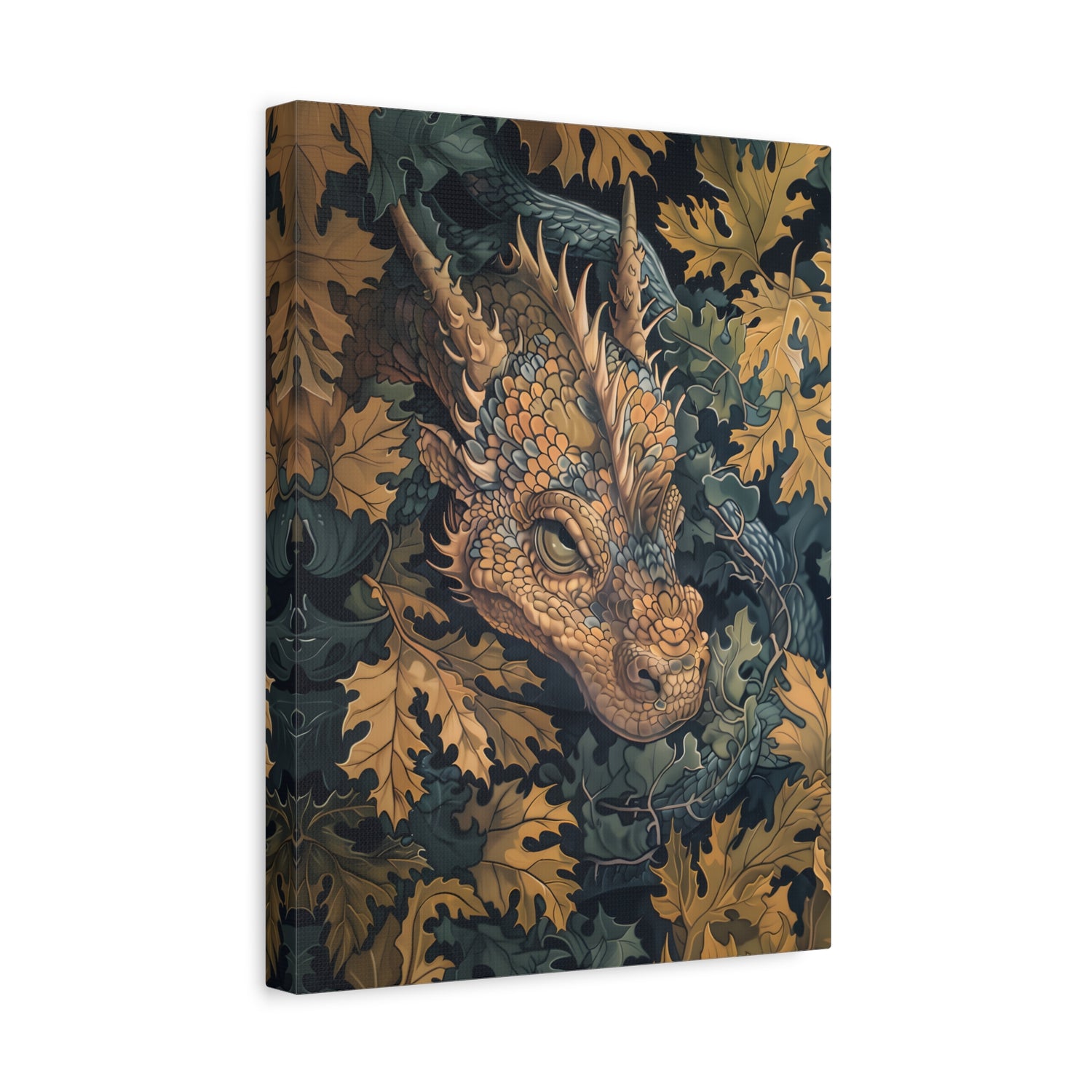 1.25" Matte Canvas - Enchanted Forest Dragon
